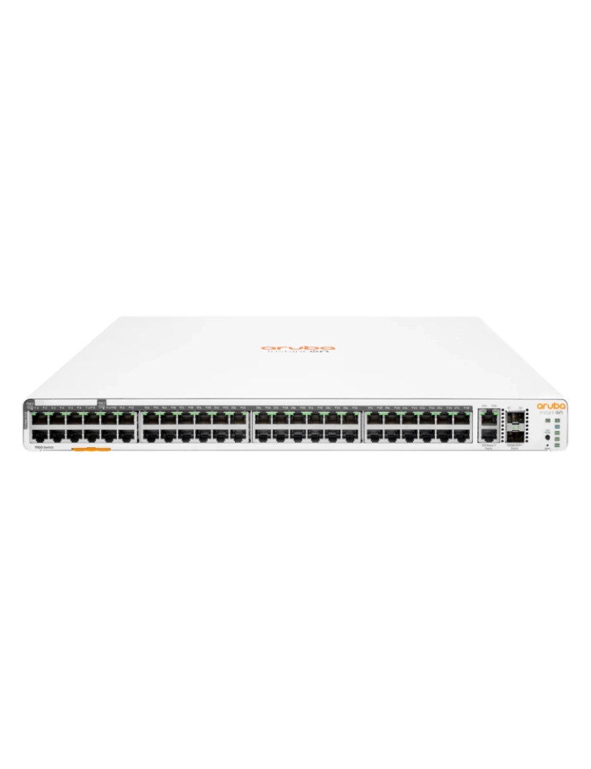 HP - Aruba, A Hewlett Packard Enterprise Company Aruba Instant on 1960 48G 40P CLASS4 8P CLASS6 POE 2XGT 2SFP+ 600W Gerido L2+ Gigabit Ethernet (10/100/1000) Power Over Ethernet (poe) 1U Branco