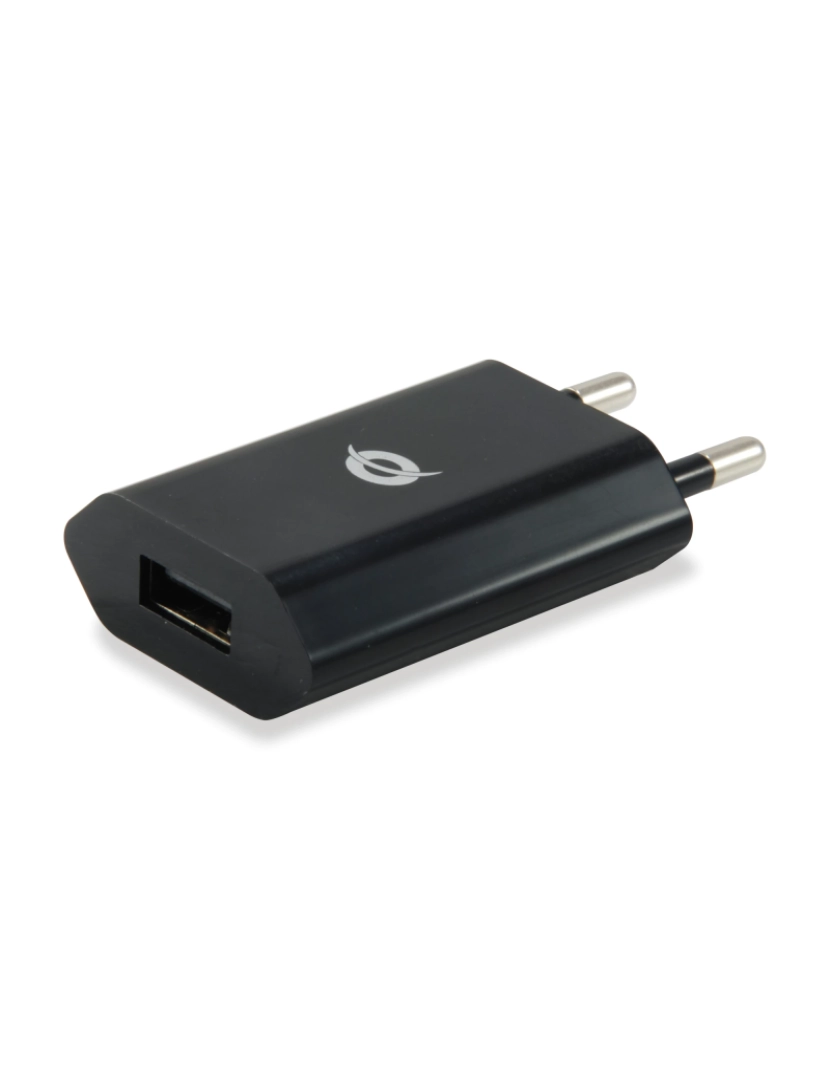 Conceptronic - Cabo USB Conceptronic > Carregador de Dispositivos Móveis Preto Interior - CUSBPWR1A
