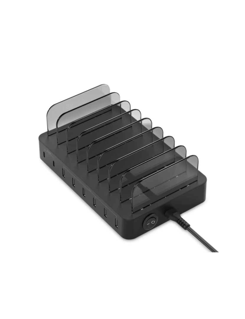 Conceptronic - Cabo USB Conceptronic > Carregador de Dispositivos Móveis Preto Interior - OZUL02B