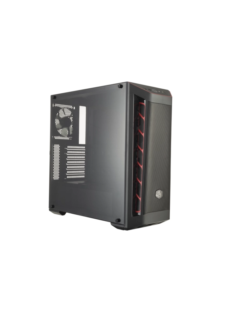 Cooler Master - Masterbox MB511 Midi Tower Preto, Vermelho - MCB-B511D-KANN-S00