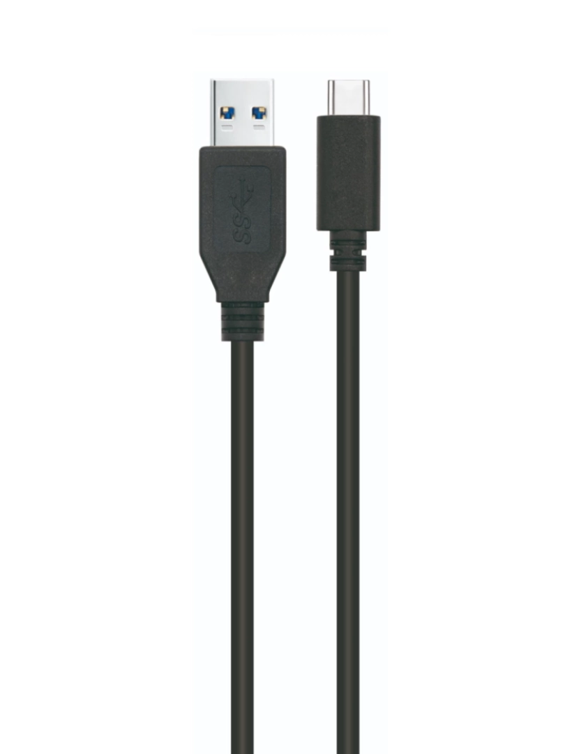 Ewent - Cabo USB Ewent > 1,8 M 3.2 GEN 1 (3.1 GEN 1) A C Preto - EC1056