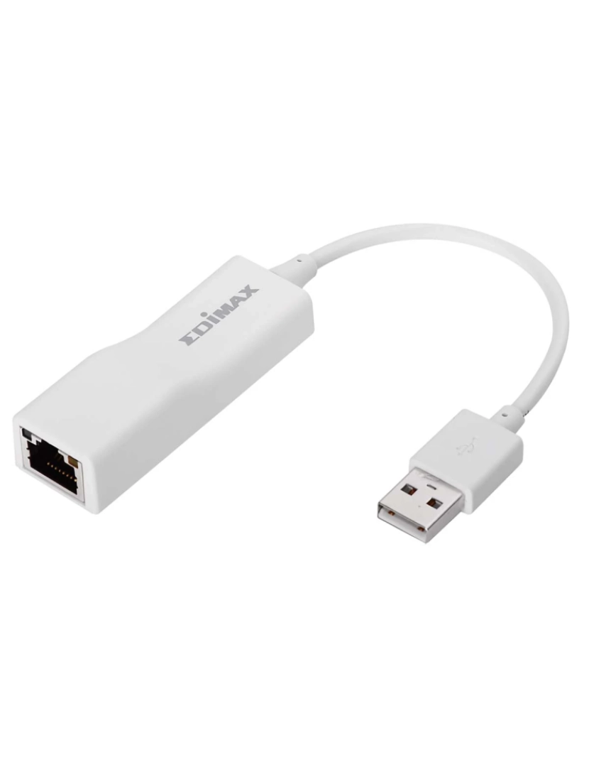 imagem de Adaptador USB Edimax > HUB de Interface 480 Mbit/s Branco - EU-42081