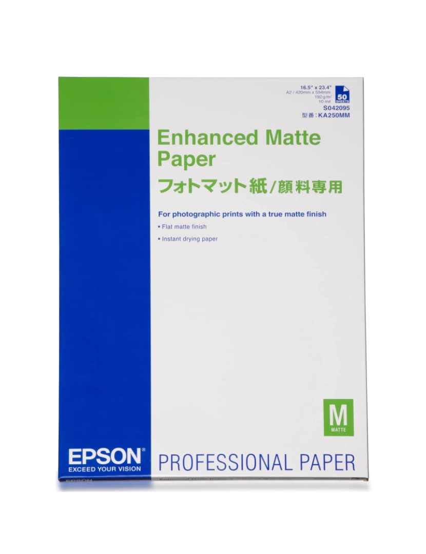 Epson - Papel de Impressão Epson > Enhanced Paper, DIN A2, 192G/M² - C13S042095