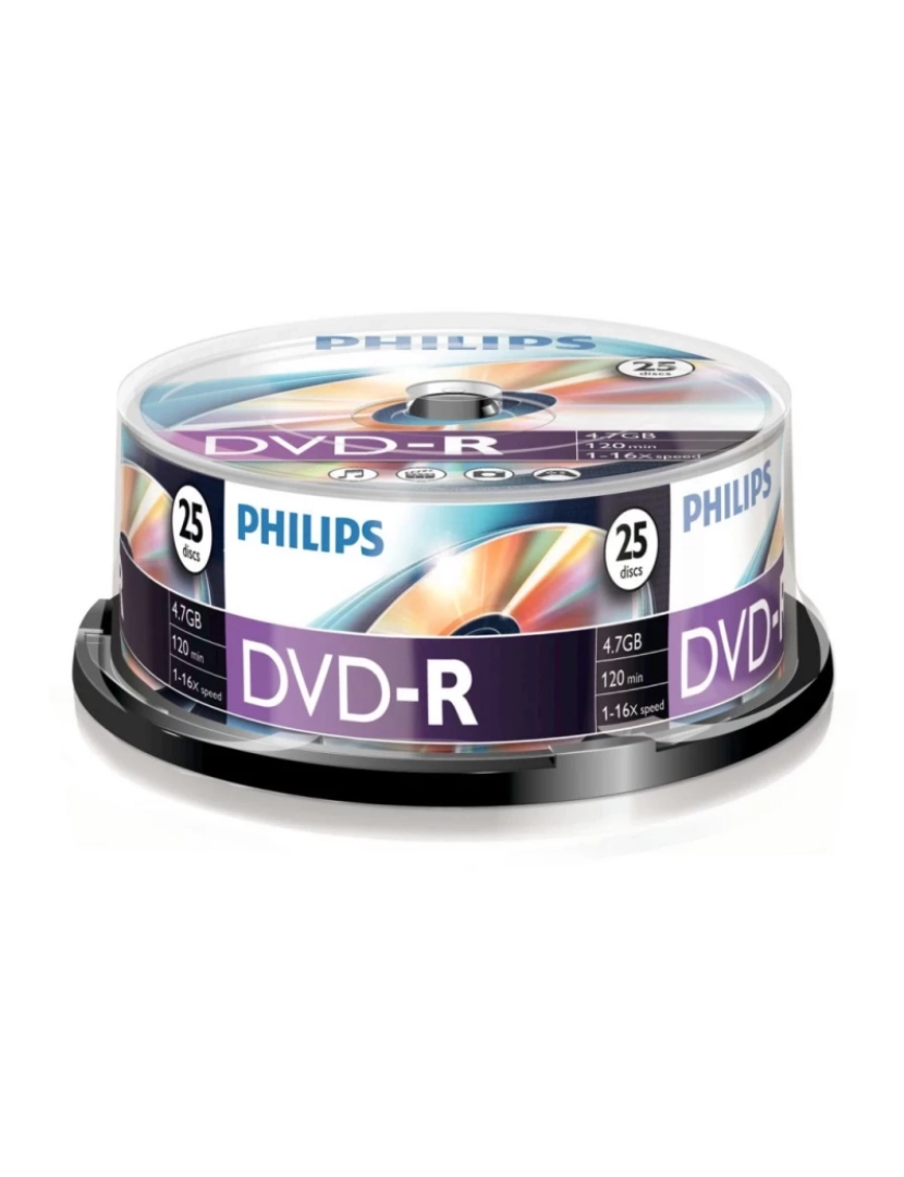 Philips - Disco Óptico Philips > DVD-R /00 - DM4S6B25F