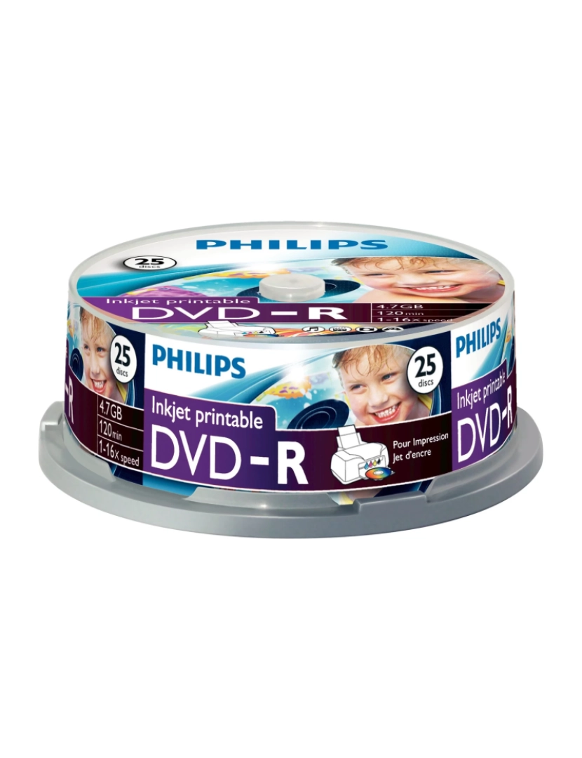 Philips - Disco Óptico Philips > DVD-R /00 - DM4I6B25F