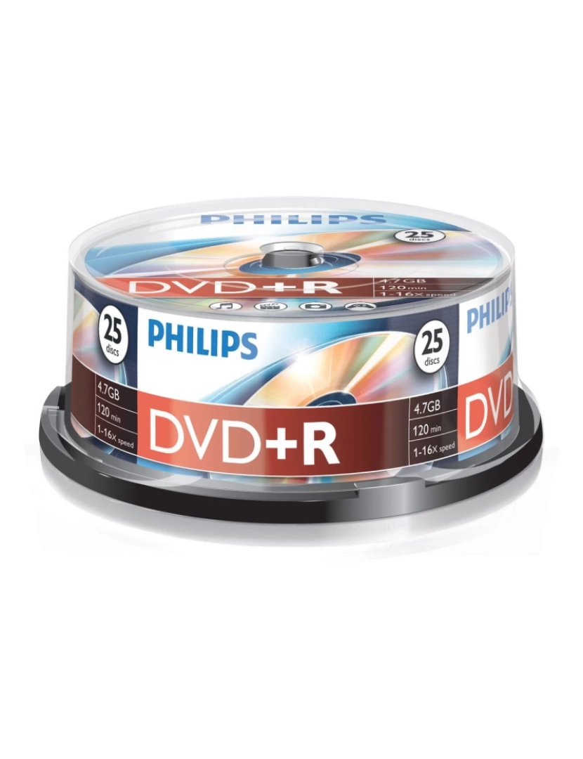 Philips - Disco Óptico Philips > Dvd+r /00 - DR4S6B25F