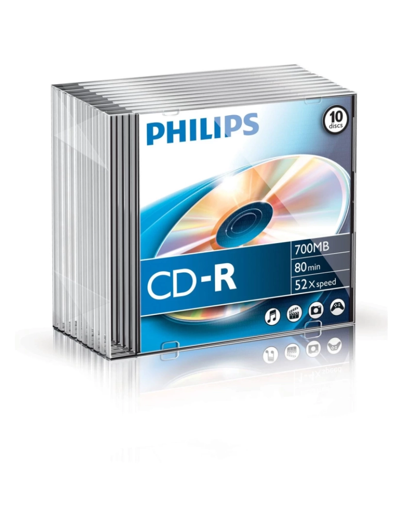 Philips - Disco Óptico Philips > CD-R /00 - CR7D5NS10