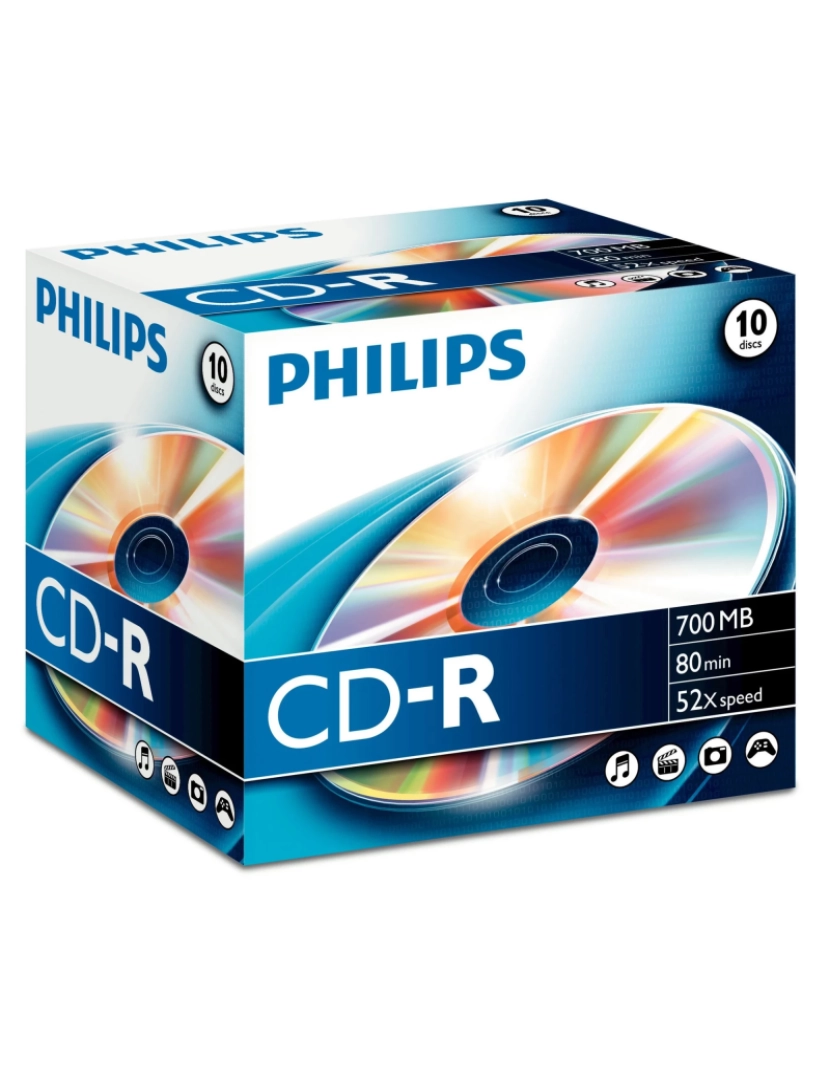 Philips - Disco Óptico Philips > CD-R /00 - CR7D5NJ10