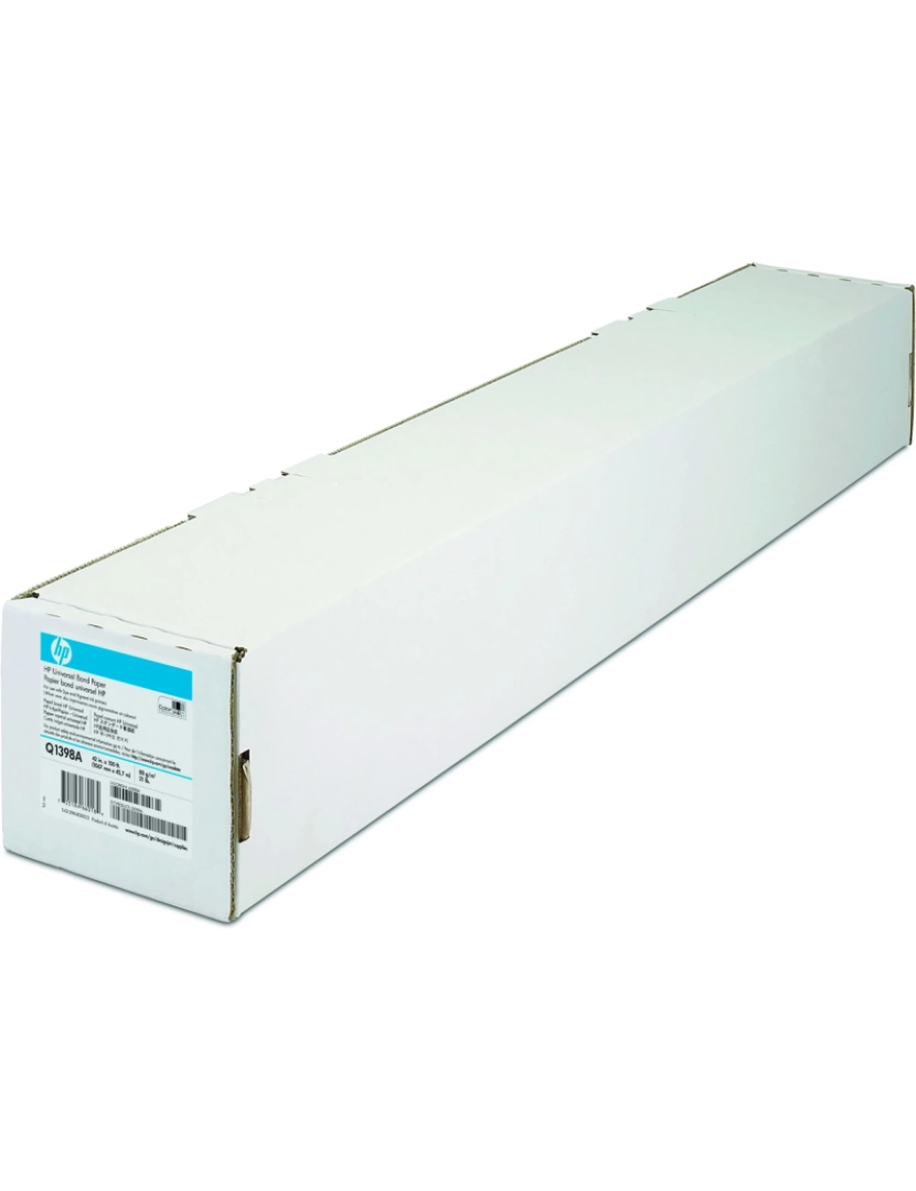 HP - Papel de Impressão HP > Universal Bond PAPER-1067 MM X 45.7 M (42 IN X 150 FT) Para Fosco 1 Folhas Branco - Q1398A