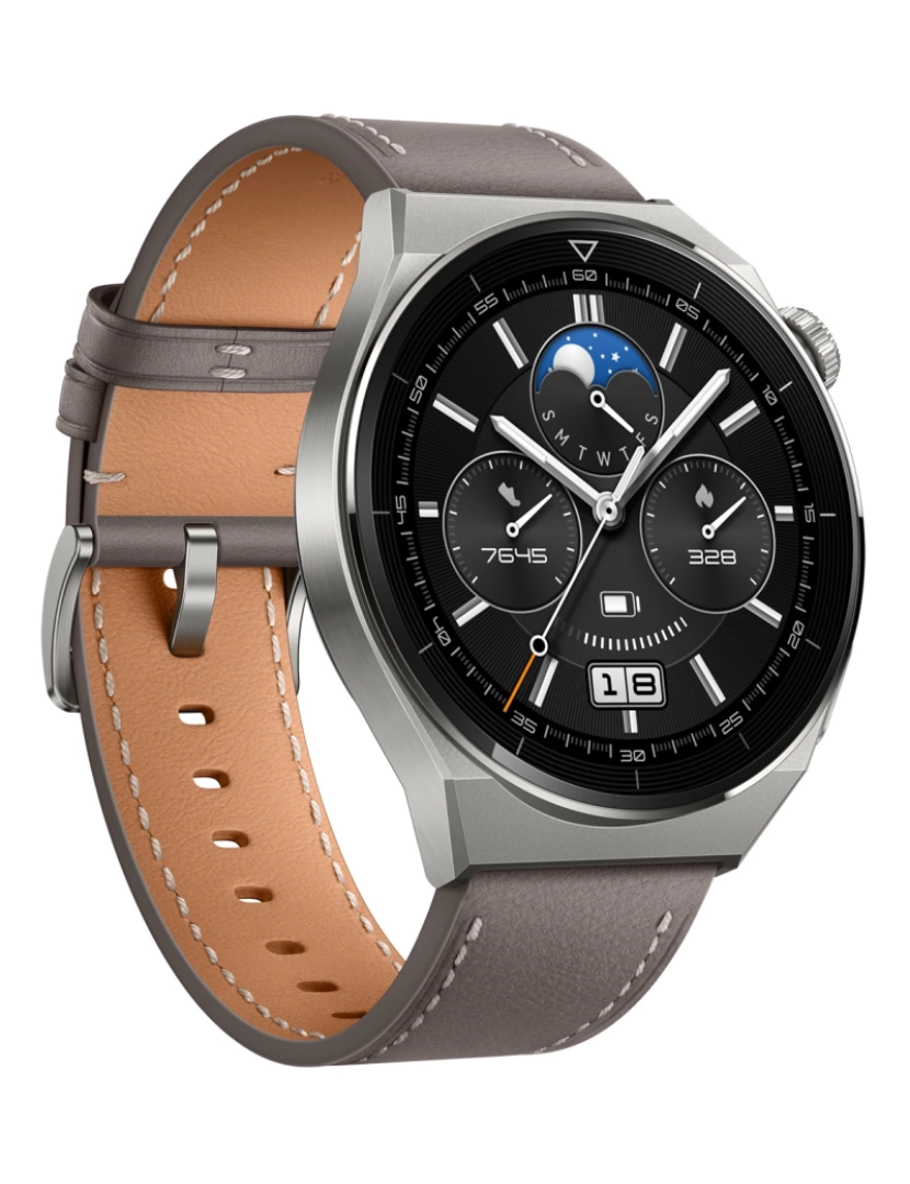 imagem de Smart Watch Huawei > GT 3 PRO 3,63 CM (1.43) Amoled 46 MM 4G Titânio GPS - 550284671