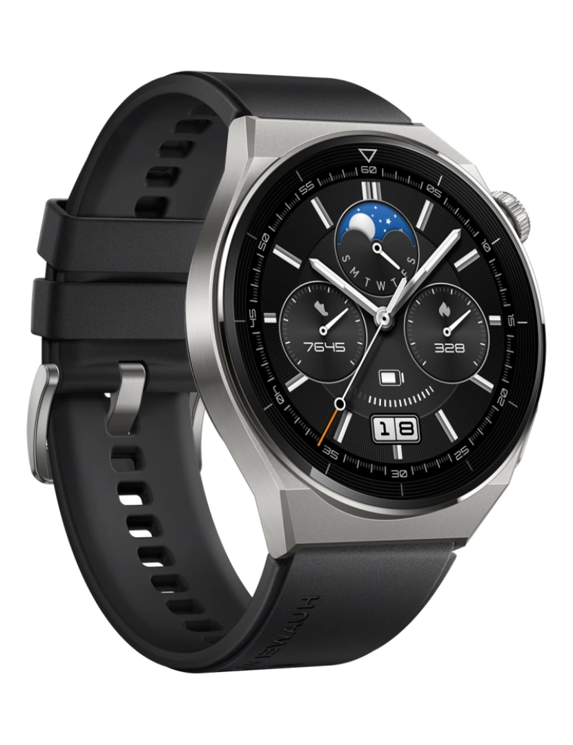 imagem de Smart Watch Huawei > GT 3 PRO 3,63 CM (1.43) Amoled 46 MM 4G Titânio GPS - 550284681