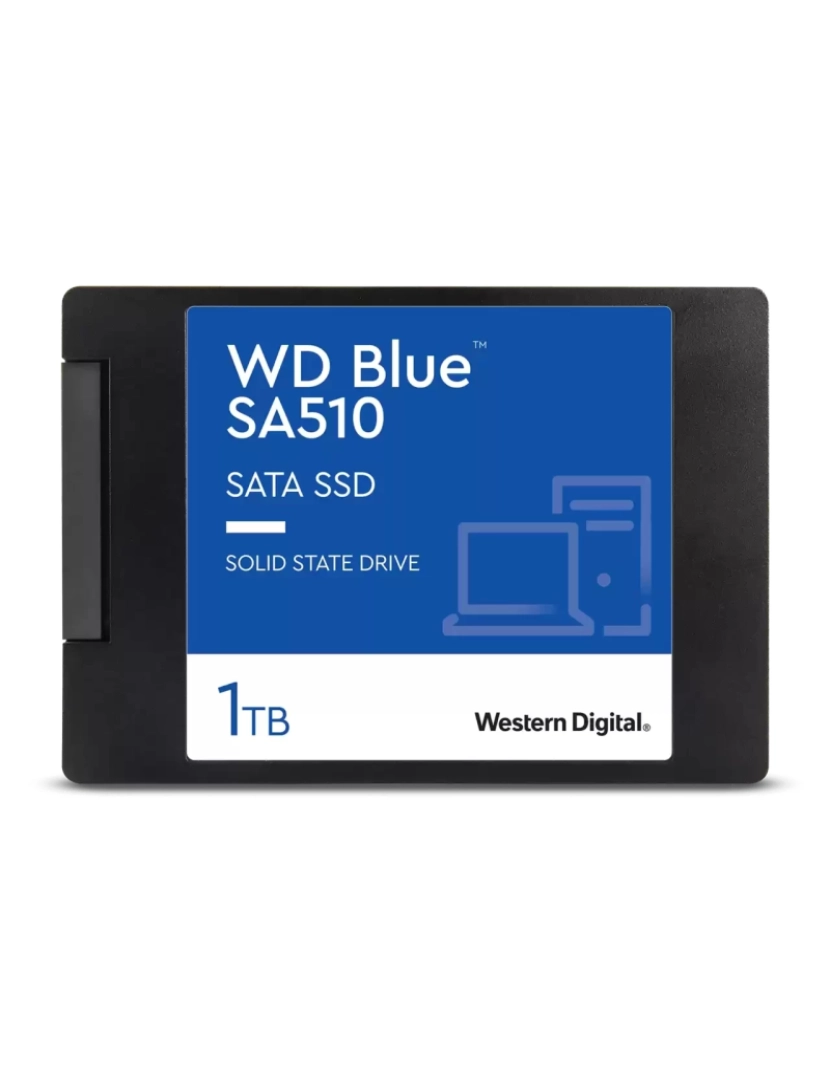 imagem de Drive HDD 3.5P Western Digital > Blue SA510 2.5 1000 GB Serial ATA III - WDS100T3B0A1