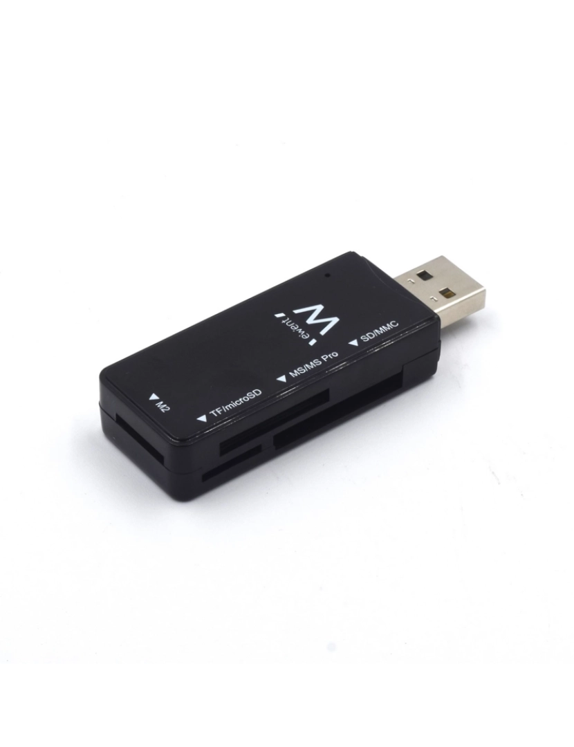 Ewent - Leitor de Cartões Ewent > USB 2.0 Preto - EW1049