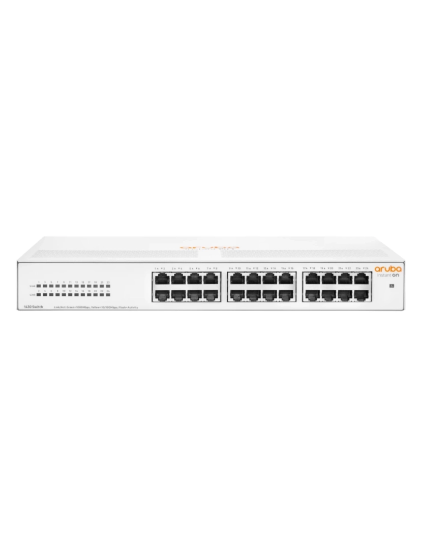 ARUBA - hewlett packard enterprise instant on 1430 24g não-gerido l2 gigabit ethernet (10/100/1000) 1u branco - r8r49a#abb