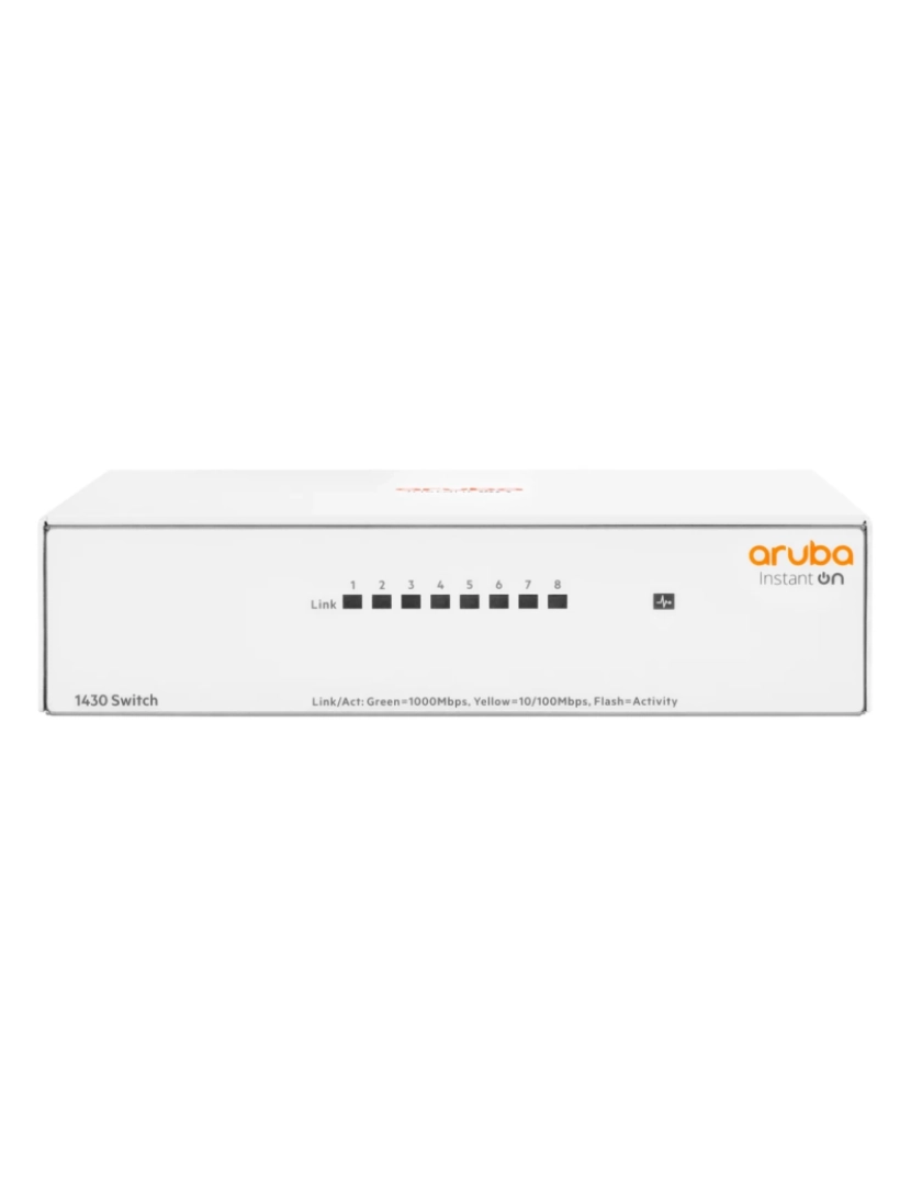 HP - hewlett packard enterprise aruba instant on 1430 8g não-gerido l2 gigabit ethernet (10/100/1000) branco - r8r45a#abb