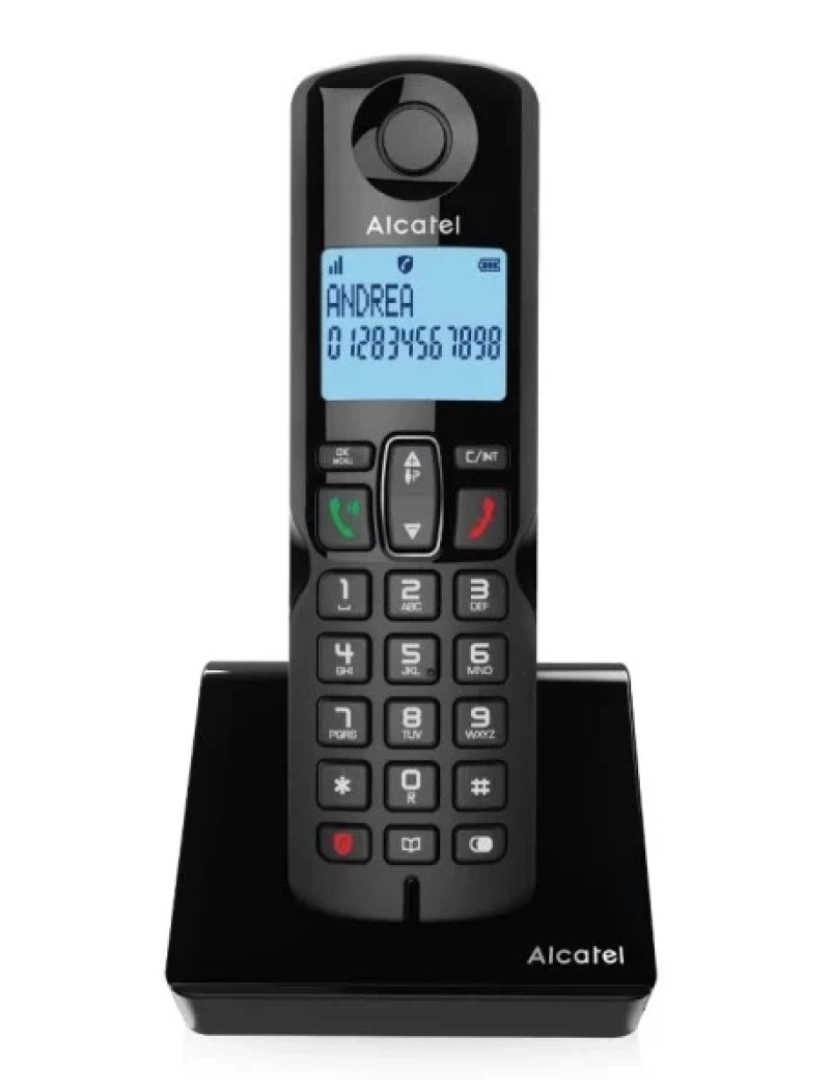 Alcatel - Telefone SEM FIO Alcatel > S280 DUO BLK Dect Identificação de Chamadas Preto - ATL1425376