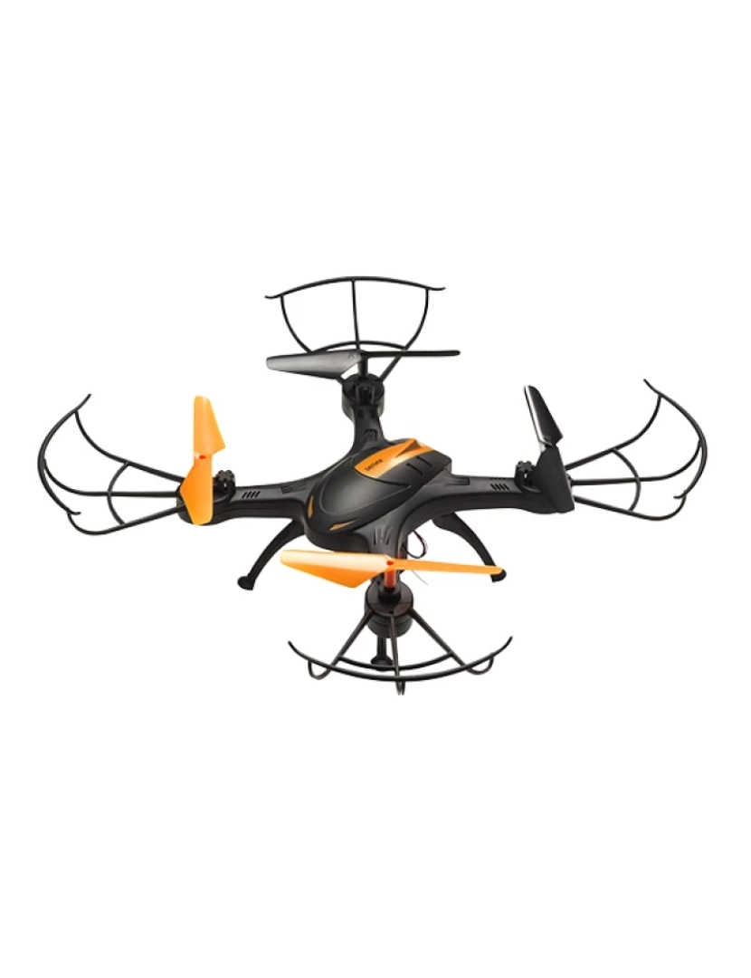 Denver - Denver DCW-380 drone com câmara 4 rotores Quadricóptero 640 x 480 pixels 380 mAh Preto, Laranja