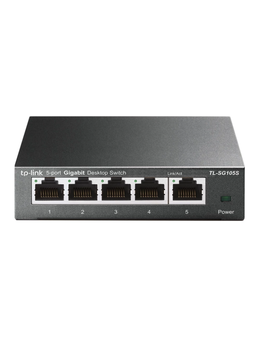 Tp-Link - não-gerido gigabit ethernet (10/100/1000) preto - tl-sg105s