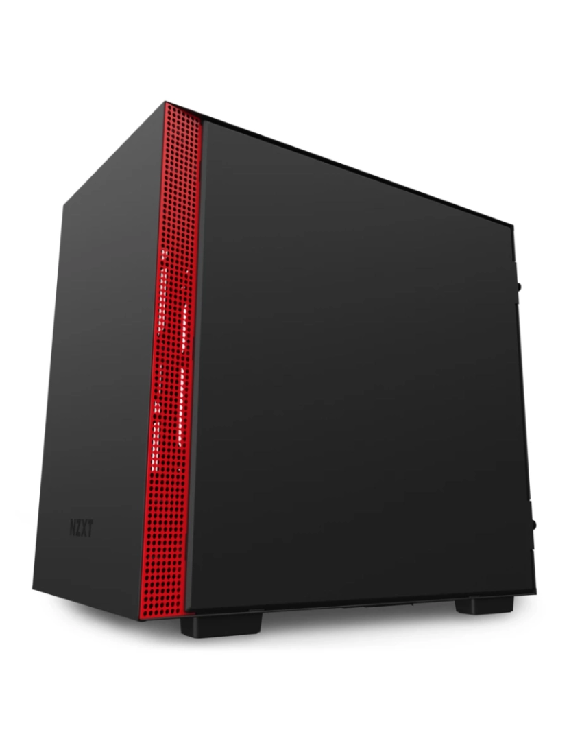 Nzxt - H210I Matte Black RED Tower Preto, Vermelho - CA-H210I-BR