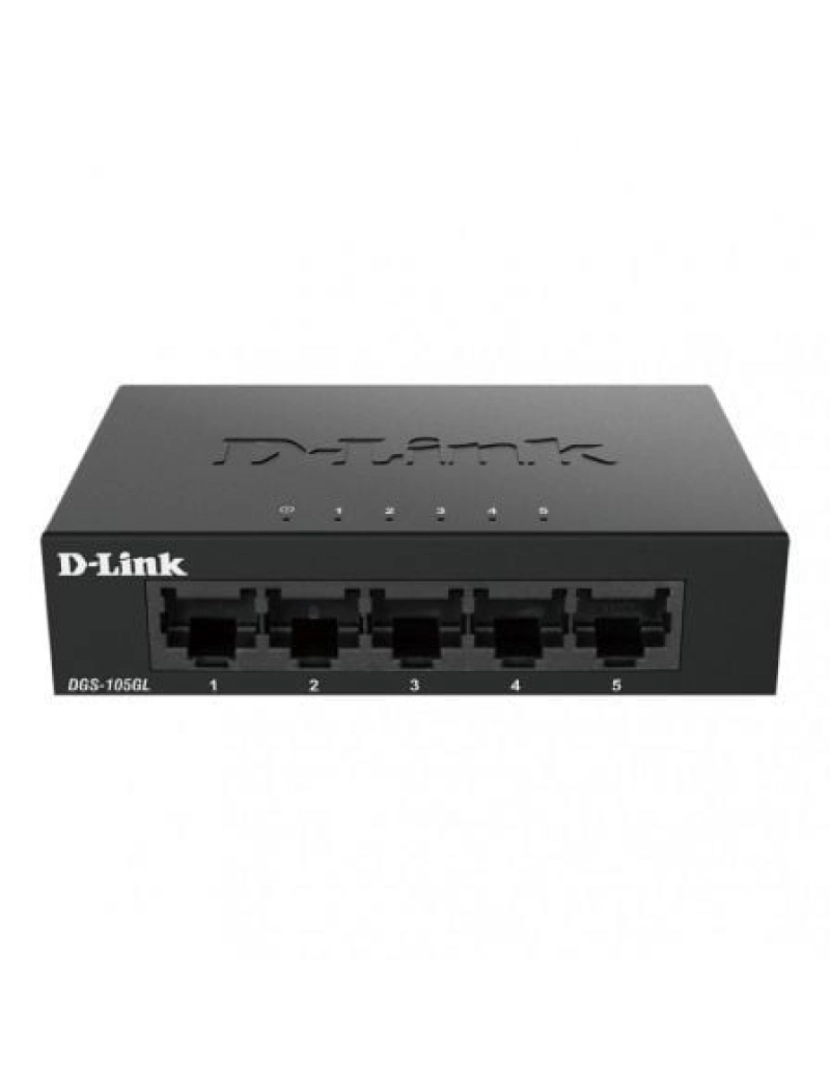 D-Link - /e de rede não-gerido gigabit ethernet (10/100/1000) preto - dgs-105gl