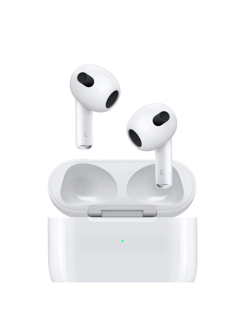 imagem de Auriculares Apple > Airpods (3RD Generation) Airpods Auscultadores True Wireless Stereo (tws) INTRA-AUDITIVO Chamadas/música Bluetooth Branco - MME73TY/A1