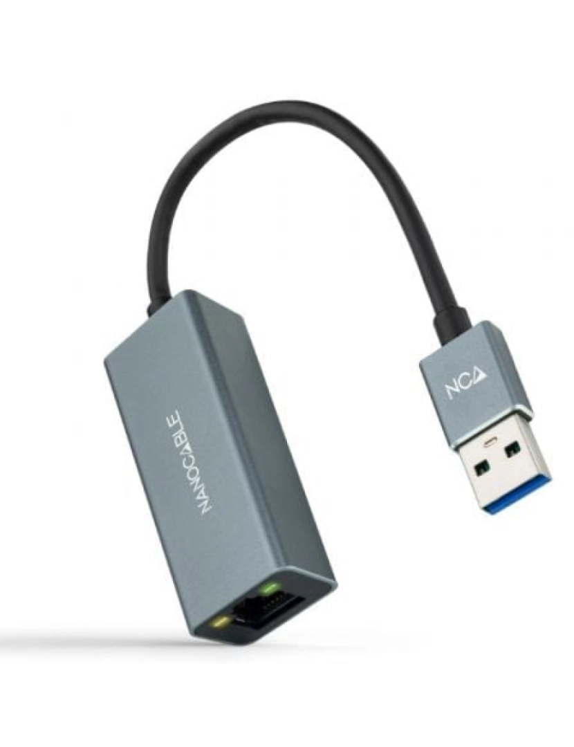 imagem de Adaptador USB Nano Cable > Nanocable Cartão de Rede Ethernet 1000 Mbit/s - 10.03.04051