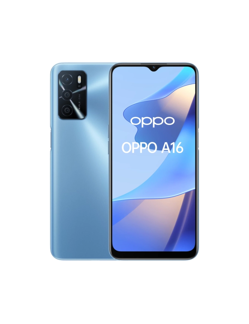 Oppo - OPPO A16 16,6 cm (6.52") Dual SIM Android 11 4G USB Type-C 3 GB 32 GB 5000 mAh Azul