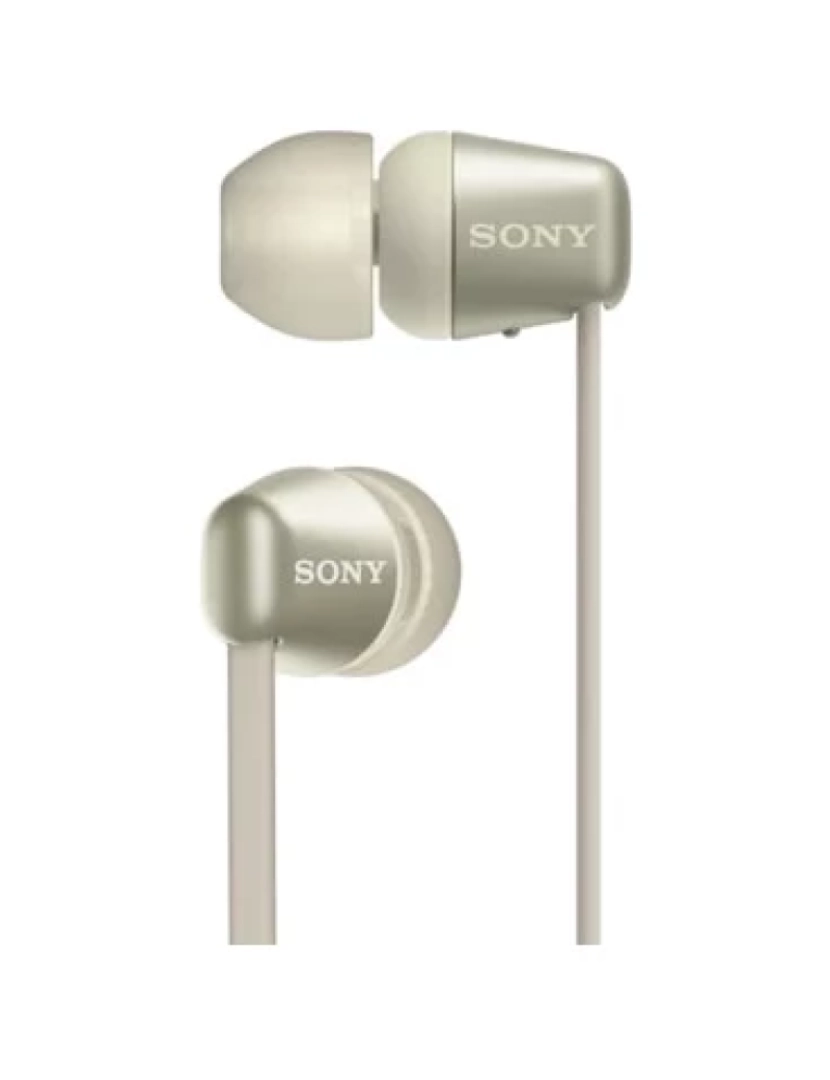 Sony - Auriculares Sony > WI-C310 Auscultadores SEM Fios INTRA-AUDITIVO, Fita de Pescoço Chamadas/música Bluetooth Dourado - WI-C310N