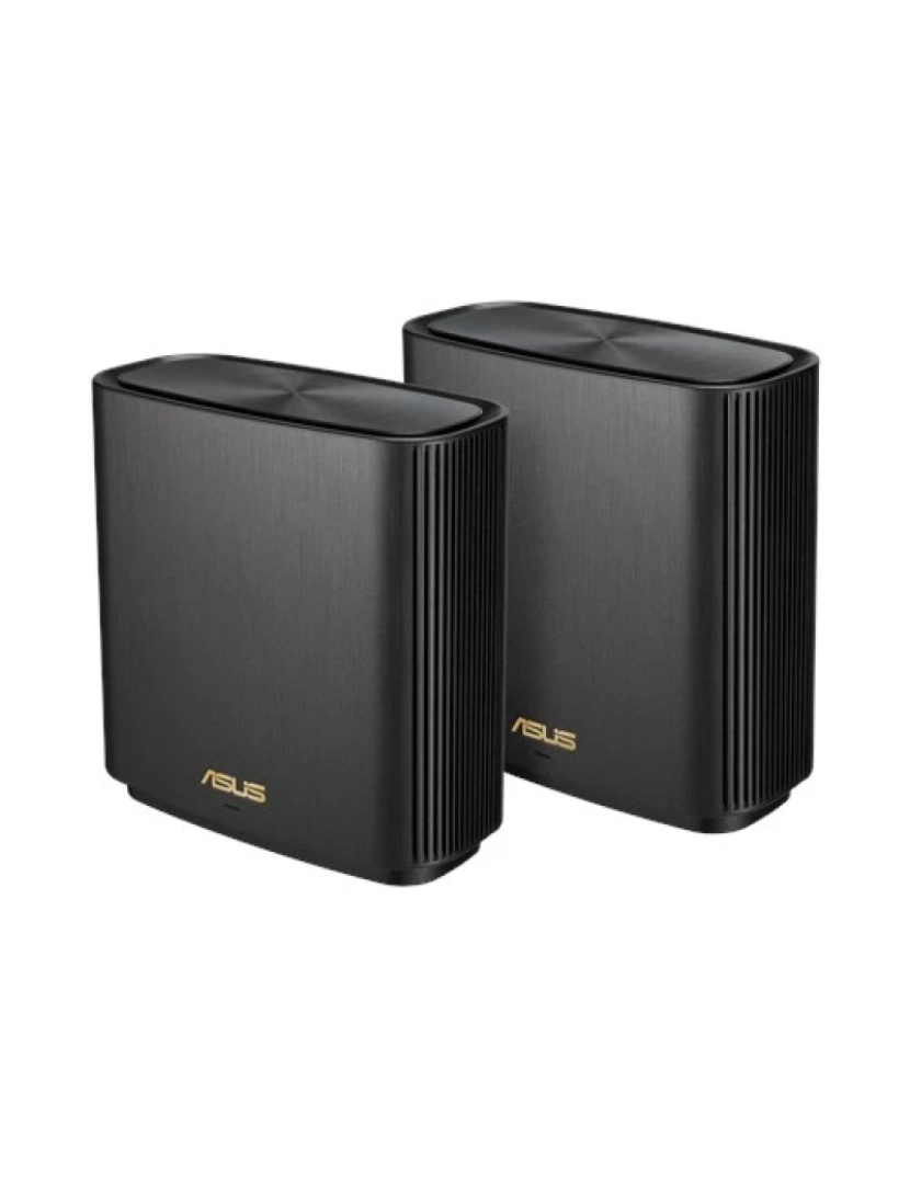 Asus - Router Asus > Zenwifi AX (XT8) SEM Fios Gigabit Ethernet TRI-BAND (2,4 GHZ / 5 GHZ / 5 Ghz) 4G Preto - 90IG0590-MO3G60