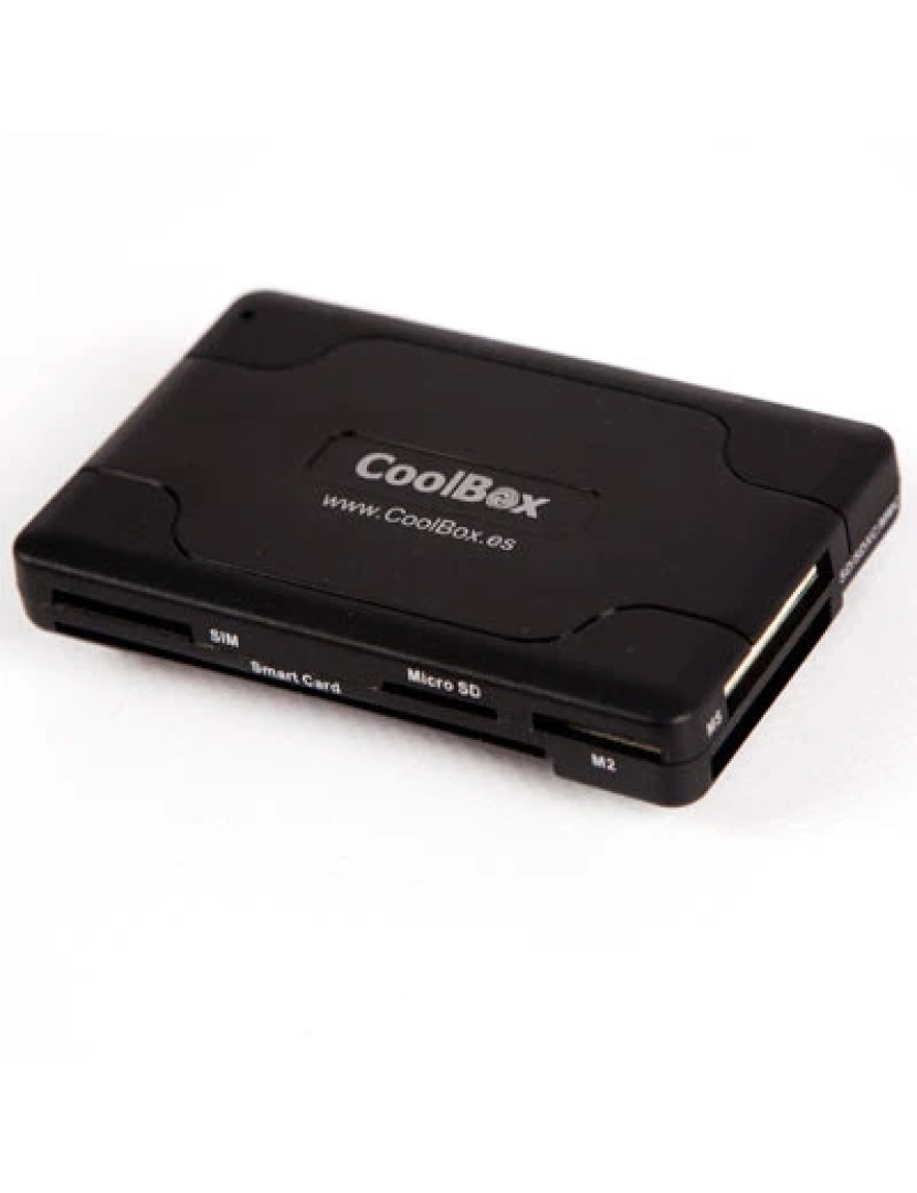 imagem de Leitor de Cartões Coolbox > CRE-065 USB 2.0 Preto - CRE-065A1