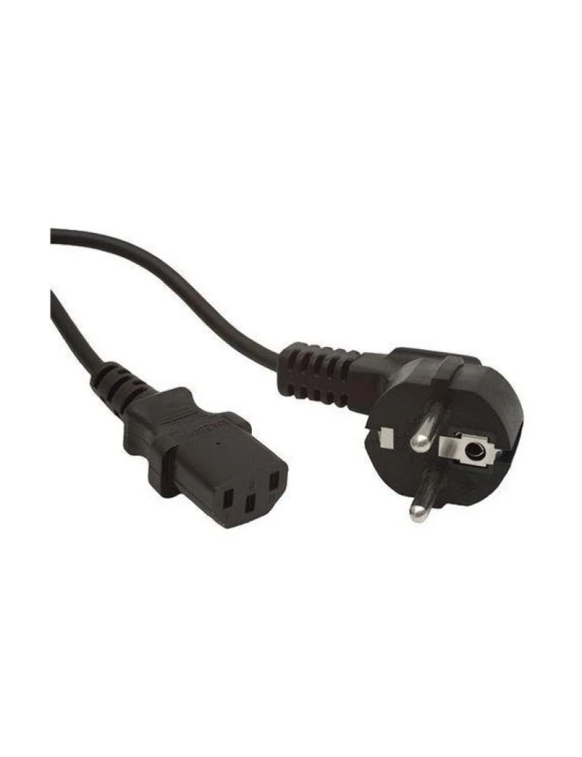 Gembird - Cabo Elétrico Gembird > Power Cord With VDE Approval 3 Meter Preto - PC-186-VDE-3M