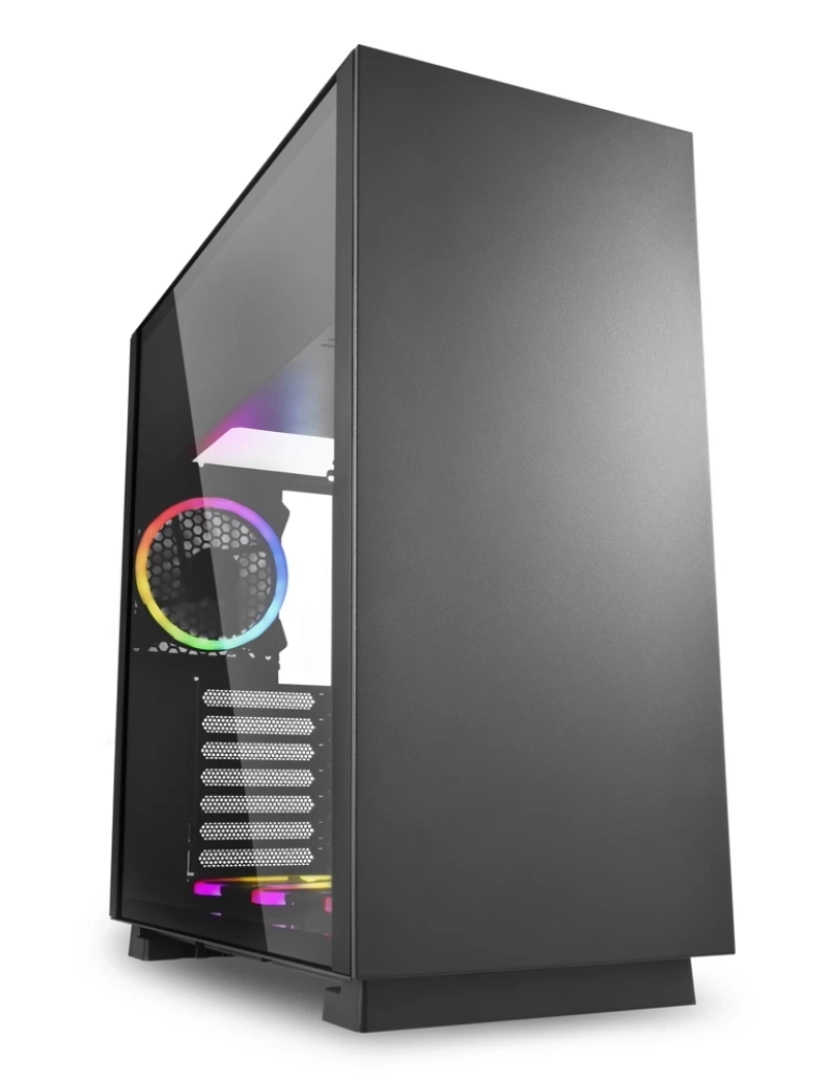 Sharkoon - Pure Steel RGB Midi Tower Preto - 4044951026616