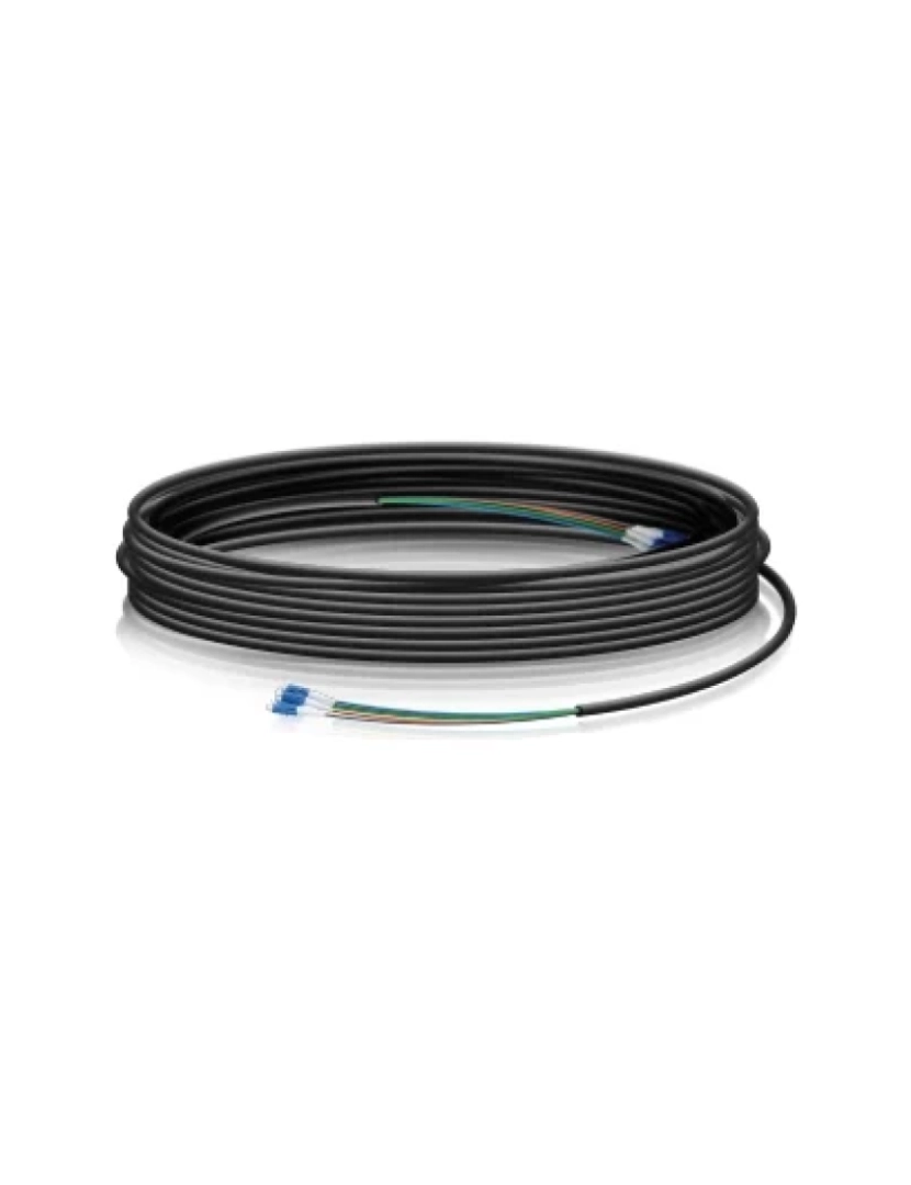 Ubiquiti - Cabo de Fibra Óptica Ubiquiti > Networks SINGLE-MODE LC Fiber Cable Ótica 91,44 M Preto - FC-SM-300