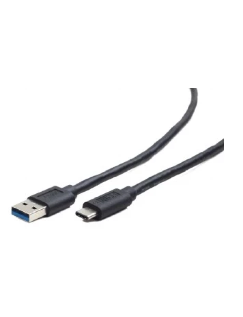 Gembird - Cabo USB Gembird > 3.2 GEN 1 (3.1 GEN 1) C A Preto - CCP-USB3-AMCM-1M