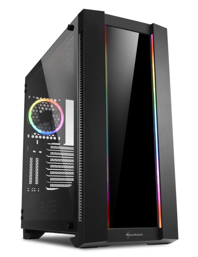 imagem de Elite Shark CA200G Midi Tower Preto - 40449510271631