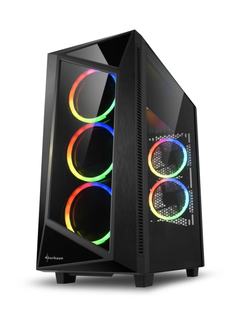 Sharkoon - REV200 Midi Tower Preto - 4044951028498