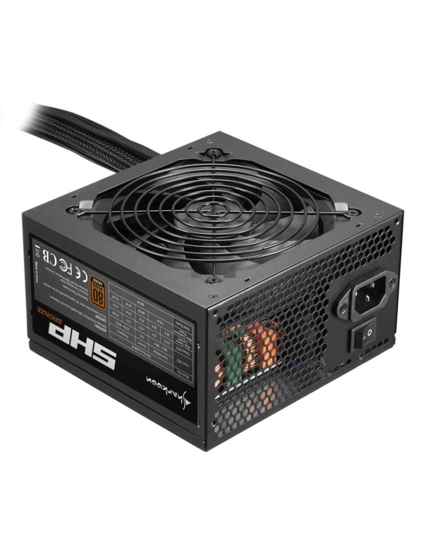 Sharkoon - Fonte de Alimentação Sharkoon > SHP Bronze 600 W 20+4 PIN ATX ATX Preto - 4044951028962