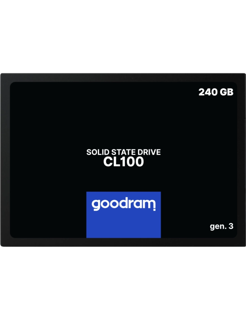 imagem de Drive SSD Goodram > CL100 GEN.3 2.5 240 GB Serial ATA III 3D TLC Nand - SSDPR-CL100-240-G31
