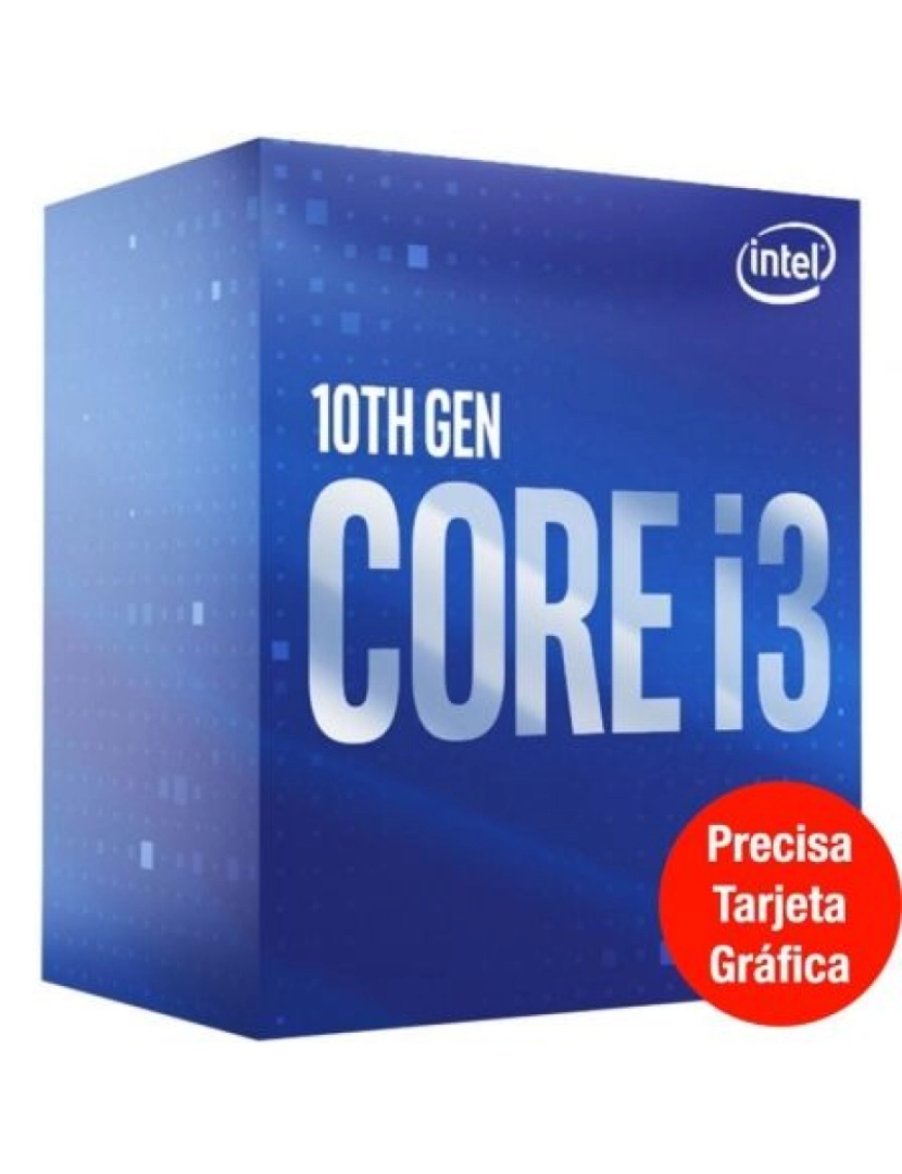 Intel - Processador Intel > Core I3-10100F 3,6 GHZ 6 MB Smart Cache Caixa - BX8070110100F