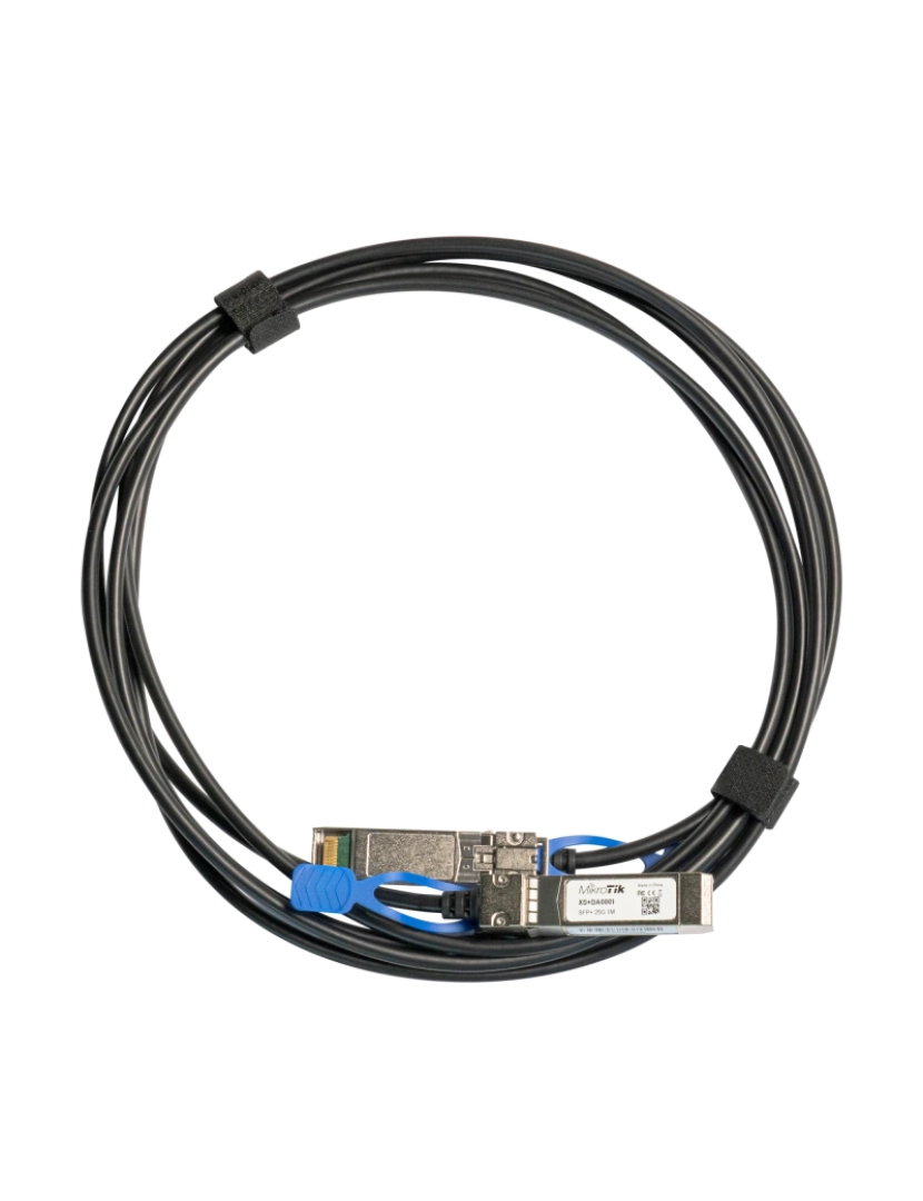 Mikrotik - Cabo de Rede Mikrotik > Infiniband 1 M SFP/SFP+/SFP28 Preto - XS+DA0001