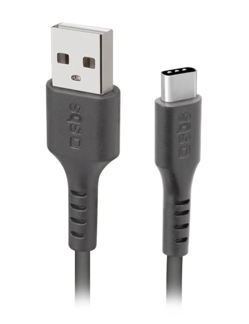 SBS - Cabo USB SBS > 1,5 M 2.0 A C Preto - TECABLEMICROC15K