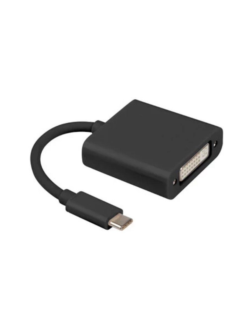 imagem de Adaptador USB Lanberg > Gráfico 3840 X 2160 Pixels Preto - AD-UC-DV-011