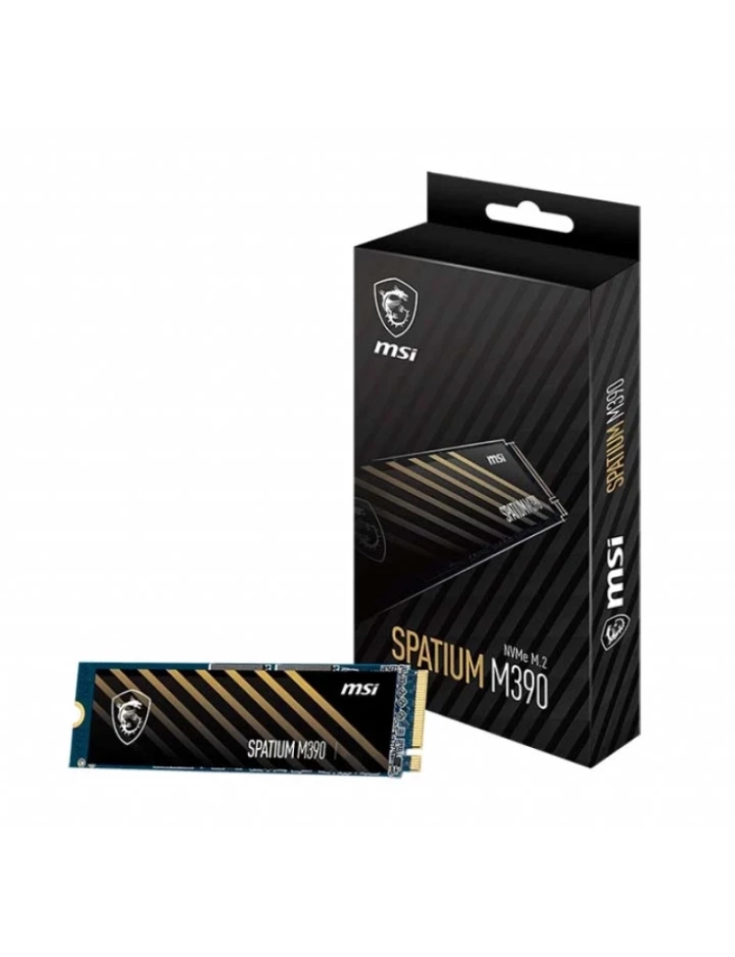 imagem de Drive SSD MSI > Spatium M390 Nvme M.2 500GB Disco PCI Express 3D Nand - S78-440K070-P831