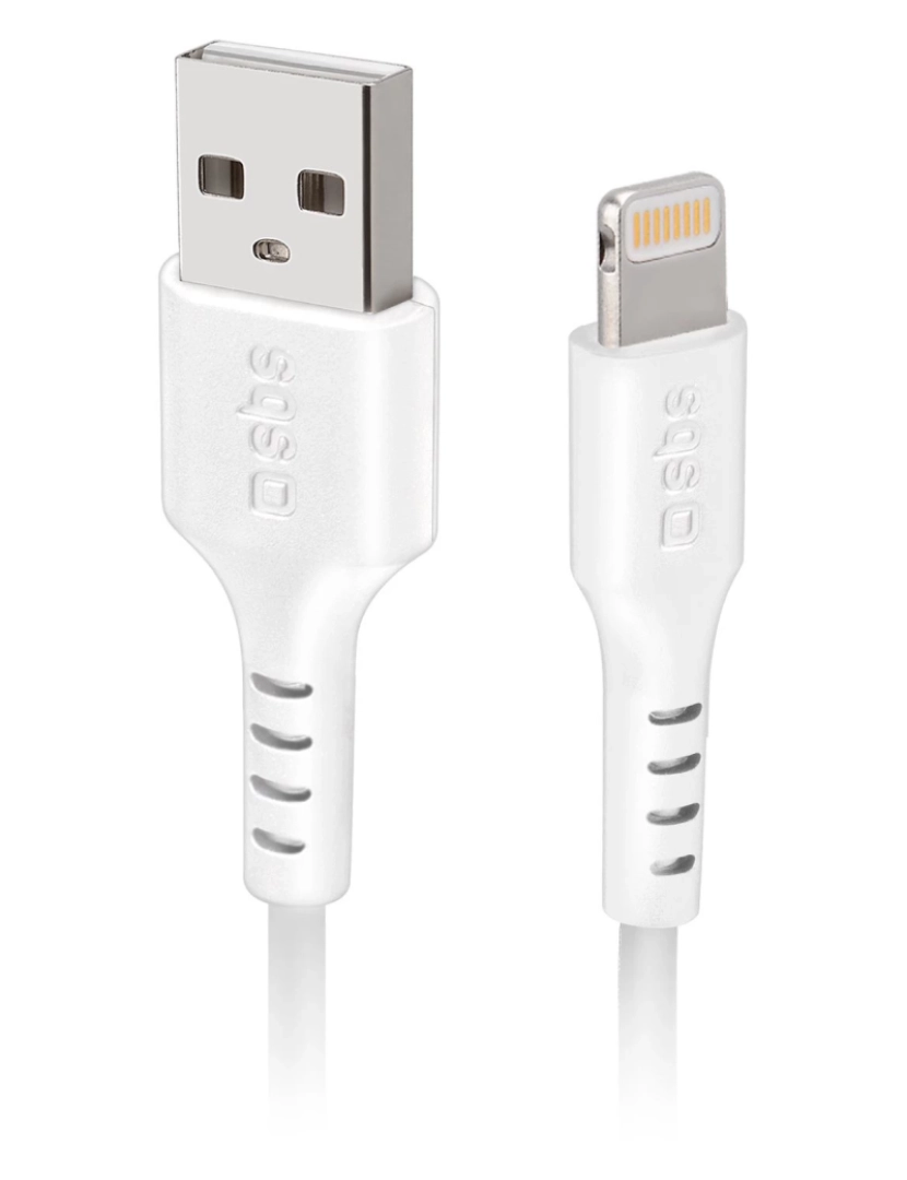 imagem de Cabo USB SBS > Lightning 2 M Branco - TECABLEUSBIP5289W1