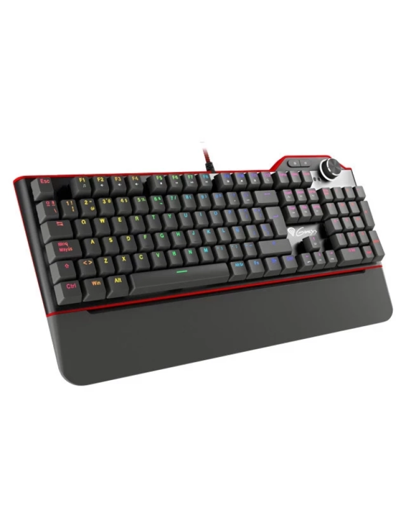 Genesis - Teclado Genesis > USB Qwerty Espanhol Preto, Vermelho - NKG-1793