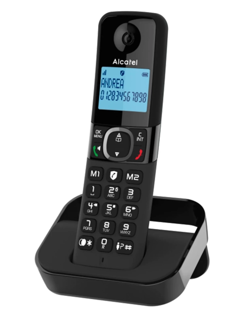 Alcatel - Telefone SEM FIO Alcatel > F860 Analógico/dect Identificação de Chamadas Preto - ATL1423396