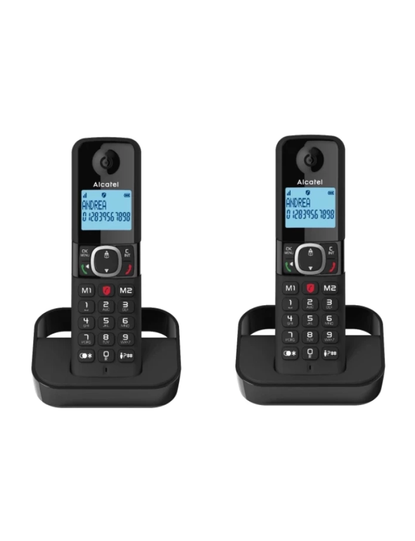 Alcatel Téléphone Fixe Sans Fil Dect XL535 Duo Noir