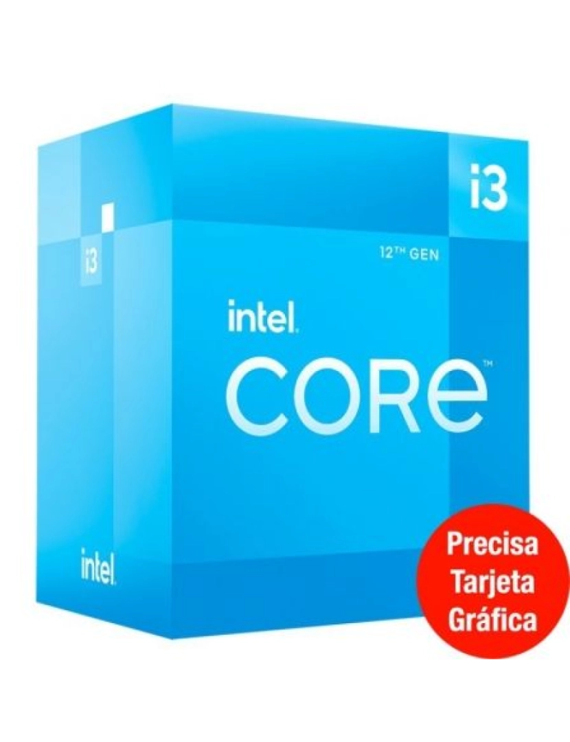 Intel - Processador Intel > Core I3-12100F 12 MB Smart Cache Caixa - BX8071512100F