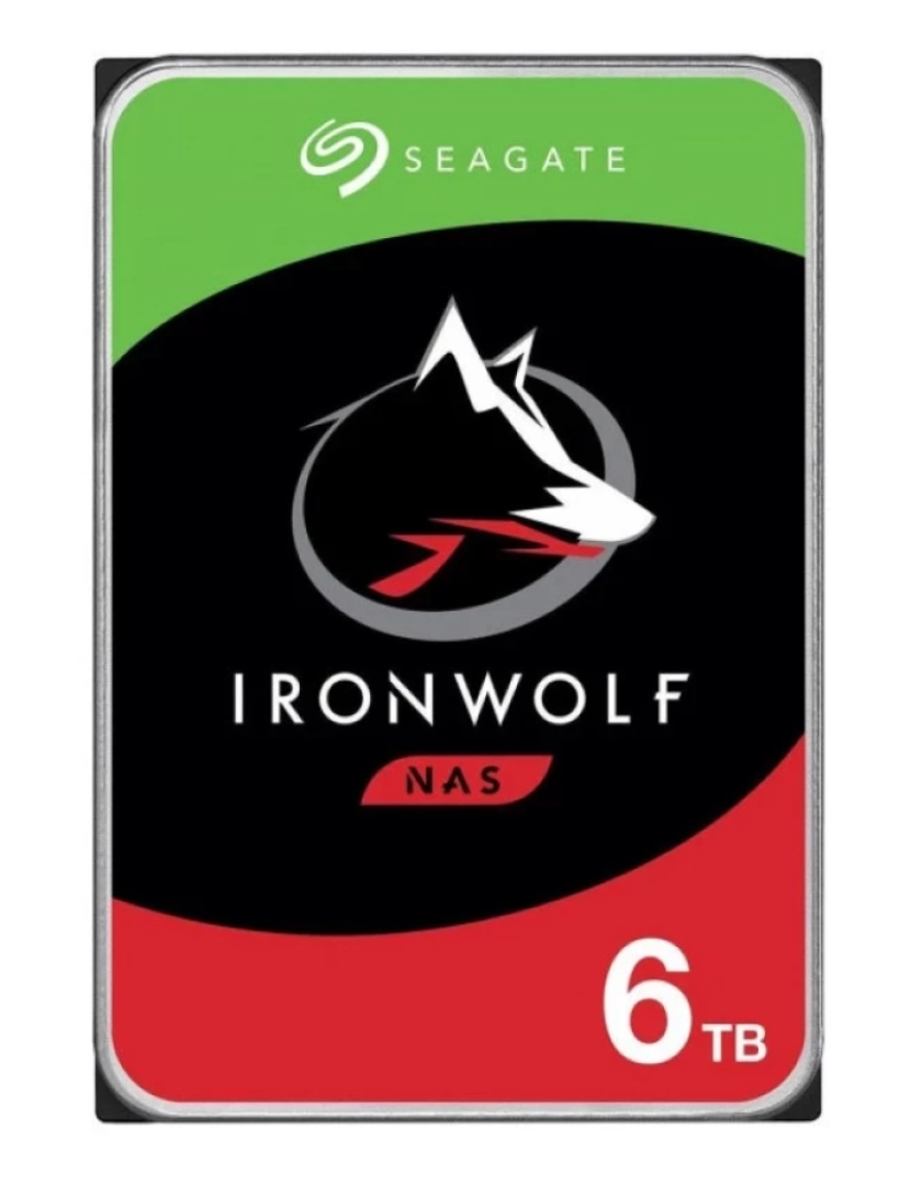 imagem de Drive HDD 3.5P Seagate > Ironwolf Unidade de Disco Rígido 3.5 6000 GB Serial ATA III - ST6000VN0011