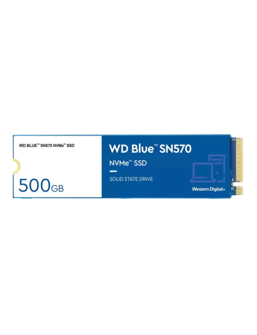 imagem de Drive SSD Western Digital > WD Blue SN570 M.2 500 GB PCI Express 3.0 Nvme - WDS500G3B0C1